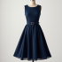 Ethereal A-Line Party Dress with Belt