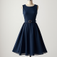 Ethereal A-Line Party Dress with Belt
