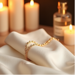 Delicate Chain Bracelet with Star Pendant