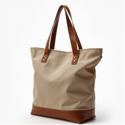 Canvas Canvas Shopper with Detachable Strap