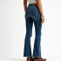 Cropped Flare Jeans with Pocket Details