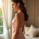 Silk Satin Slip Dress in Pastel Shades