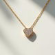 Gold-Plated Pendant Necklace with Heart Motif