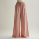 Wide-Leg Wide-Leg Pants in Pastel Color