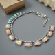 Layered Choker Necklace in Opal Tint
