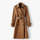 Trench Duster Coat with Belt Closure