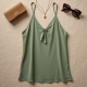 Sheer Cami Top with Keyhole Back
