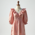 Ruffled Tunic Top with Puff Sleeves