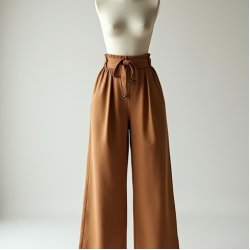 Paperbag Trousers with Matching Belt