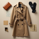 Trench Trench Coat with Belt Closure