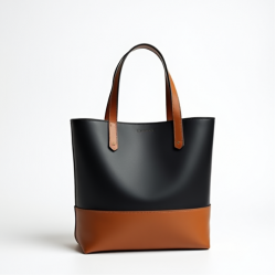 Minimalist Tote Bag in Two-Tone Color