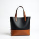 Minimalist Tote Bag in Two-Tone Color