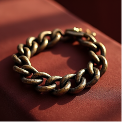 Chunky Chain Bracelet in Antique Finish