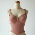 Striped Bustier Top in Vintage Floral
