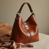 Vintage Hobo Bag with Twist Lock