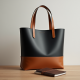 Minimalist Tote Bag in Two-Tone Color