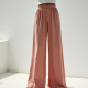Wide-Leg Palazzo Pants in Pastel Color