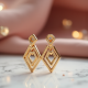 Geometric Drop Earrings in Geometric Shape