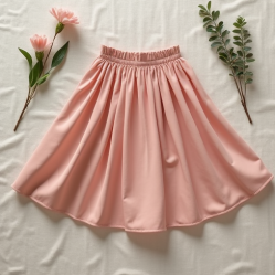 Flowy Mini Skirt in Pastel Color