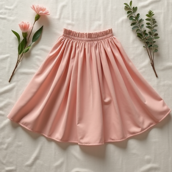 Flowy Mini Skirt in Pastel Color