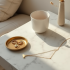 Minimalist Layered Necklace in Geometric Shape