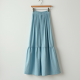 Casual Maxi Skirt in Pastel Color