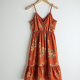 Boho Sundress with Ruffle Hem