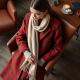 Plaid Cardigan Coat with Notch Lapel