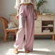 Wide-Leg Trousers in Pastel Color
