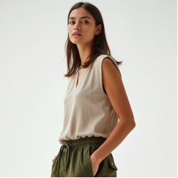 Cargo Culottes with Pocket Details