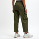High-Waisted Cargo Pants with Pocket Details