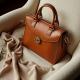 Vintage Shoulder Bag with Twist Lock