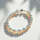 Beaded Anklet in Opal Tint