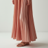 Satin Maxi Skirt in Pleated Satin