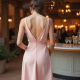 Wrap Cocktail Dress in Pastel Shades
