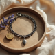 Silver-Tone Anklet in Antique Finish