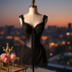 Lace Corset Mini Dress with Bow Accent