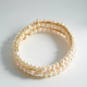 Pearl-Decorated Pearl Headband with Pearl Strap