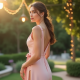Wrap Cocktail Dress in Pastel Shades