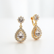 Sparkling Drop Earrings with Cubic Zirconia