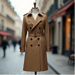 Trench Trench Coat with Belt Closure