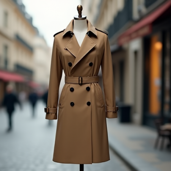Trench Trench Coat with Belt Closure