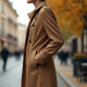 Double-Breasted Trench Coat with Belt Closure