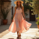 Tiered Maxi Skirt in Pastel Color