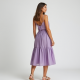 Tiered Midi Skirt in Pastel Color