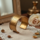 Textured Cuff Bracelet in Antique Finish