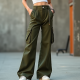 Flared Cargo Pants with Pocket Details