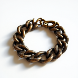 Chunky Chain Bracelet in Antique Finish