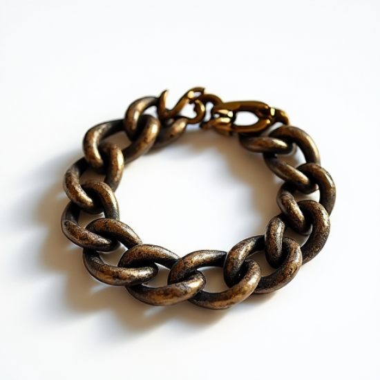Chunky Chain Bracelet in Antique Finish