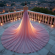 Ethereal Evening Gown in Pastel Shades